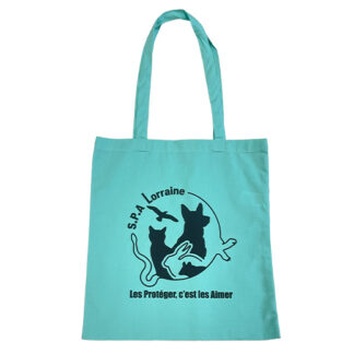 Tote bag bleu