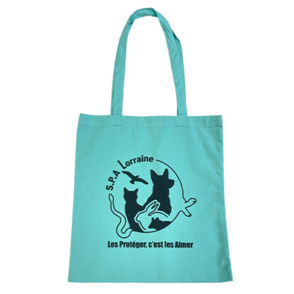 Tote bag bleu