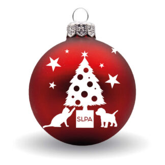 Boule de Noël Rouge